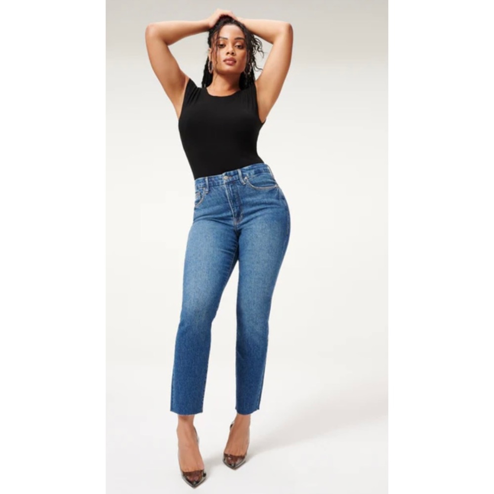 Good Classic Raw Hem Good American Jeans